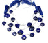 Lapis Lazuli Faceted Heart Drops, 15-17 mm, Rich Color, Lapis Gemstone Beads, (LAP-HRT-15-17)(296)