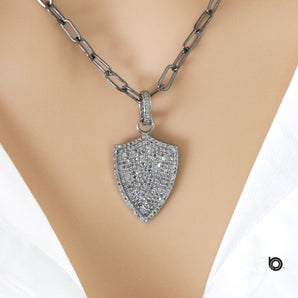 Pave Diamond Pendant, (DPM-1168)