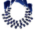 Lapis Lazuli Faceted Pear Drops, 9x14-11x16 mm, Rich Color, Lapis Gemstone Beads, (LAP-PR-9x14-11x16)(310)
