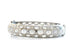 Rose Cut Bangle with Labradortie,925 Sterling Silver Bangle, (DBG-25)