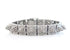 Pave Diamond Chain Link Bracelet, 925 Sterling Silver Bracelet, (DBG-29)