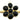 Gold Plated Faceted Black Onyx Flower pendant, 40x37 mm, (FLR-1107) - Beadspoint