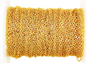 14K Gold Filled Flat Fine Cable Chain, 2x1.6 mm, (GF-012)