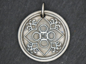 Sterling Silver Artisan Pendant, (SP-5295) - Beadspoint
