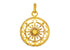 Pave Diamond Sun and Stars Celestial  Medallion, (DPM-1171)