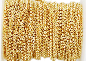 14K Gold Filled Heavy Rolo Chain, 2 mm Rolo chain, (GF-100)