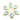 Gold Plated Blue Topaz Faceted Oval Shape Bezel Connector, 7X9-8X10 mm, (BZCT-1085) - Beadspoint