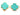 Gold Electroplated Turquoise Cross Bezel Connector, 25 mm, (BZCT-1102) - Beadspoint
