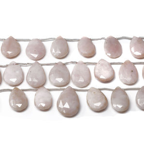 Natural Australian Faceted Pink Opal Pear Drops, 11x16-13x19 mm, (POP-PR-11x16-13x19)(382)