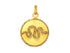 Pave Diamond Snake Medallion Pendant, (DPM-1184)