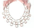 Rose Quartz Faceted Heart Drops, 11-12 mm, Rich Color, Quartz Gemstone Beads, (RQ-HRT-11-12)(387)