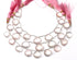 Rose Quartz Faceted Heart Drops, 15-17 mm, Rich Color, Quartz Gemstone Beads, (RQ-HRT-15-17)(389)