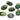 Black Rhodium Plated Faceted Labradorite Connector, 17x22 mm, (BZC-1033) - Beadspoint