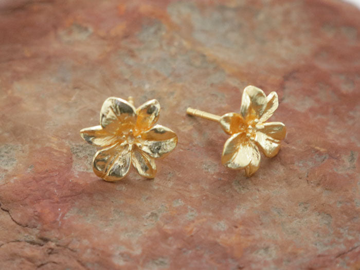 Sterling Sterling Silver Flower Stud Earrings, Minimal Post Earrings, Tiny  Flower Studs, 2 Finish Available, (EAS-036)