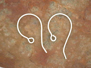 1 pair of Karen Hill Tribe French Ear Wires, 26x15mm, (8051-TH)