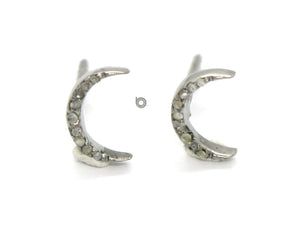 Pave Diamond Designer Earrings studs, (DER-1067) - Beadspoint