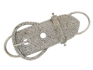 Pave Diamond Belt Style Connector, (DCH/CT/1084)