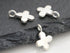 2 of Karen Hill Tribe Cross Charms, 10 mm, (8146-TH)