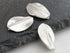 2 of Karen Hill Tribe Silver Plain Twisted Oval Disc Beads, 20x14mm, (8200-TH)