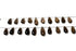 Natural Smokey Topaz Faceted Tear Drops, 9x17-10x21 mm, Rich Color, Topaz Gemstone Beads, (STZ-TR-9x17-10x21)(475)