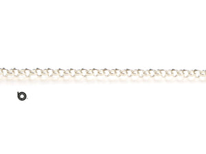 Sterling Silver 2 mm Rolo Chain, Rolo Chain, (SS-074) - Beadspoint