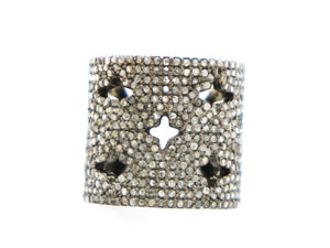 Pave Diamond Designer Ring,( RNG-018) - Beadspoint