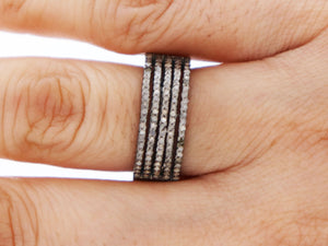 Pave Diamond Designer Ring,( RNG-019) - Beadspoint
