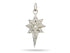 Sterling Silver Artisan Starburst pendant with Stones , Multiple options, (AF-525)