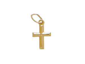 14k Gold Filled Tiny Cross Charm-- (GF/CH0/CR9) - Beadspoint
