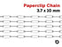 Sterling Silver Paperclip Heavy Chain, 3.7 x 10 mm Links, M348(SS-192)