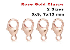 14k Rose Gold Filled Trigger Clasp, (RG/-56)