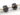 Black Spinel Faceted Cube Chain, (RS-BSP-160) - Beadspoint