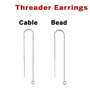 Sterling Silver Threader Earrings, (SS/502/U)