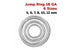 Sterling Silver Close Jump Ring 18 GA, 6 Sizes, (SS/JR18/C)
