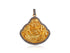 Pave Diamonds Golden Lucky Buddha Pendant, (DPL-2386)