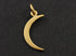 24K Gold Vermeil Over Sterling Silver Crescent Large Moon Charm -- VM/CH5/CR28