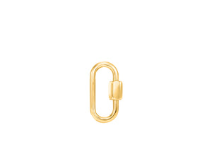 14k Solid Yellow Gold Carabiner (14K-DL)