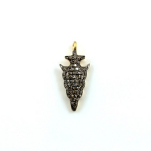 Pave Diamond Arrowhead Charm,  (DCH/CR42) - Beadspoint