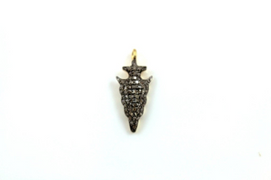 Pave Diamond Arrowhead Charm,  (DCH/CR42) - Beadspoint
