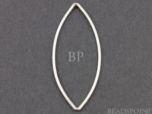Sterling Silver Marquis Link, (SS/695/44x21) - Beadspoint