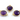 Purple Amethyst Faceted Round Bezel Connector, (BZCT3001) - Beadspoint
