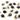 Iolite Faceted Tiny Oval Bezel Gemstone, (BZC9002) - Beadspoint