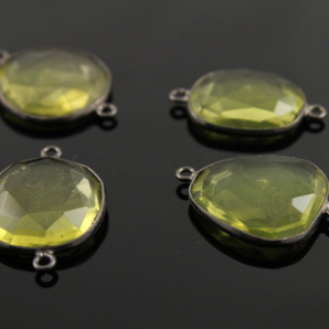 Lemon Topaz Rose Cut Bezel, (LMT/CNT/01) - Beadspoint