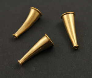 Gold Vermeil Cone Bead,  (VM/6820) - Beadspoint