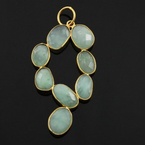 Australian Chrysoprase Fancy Pendant, (CHRYP001-C) - Beadspoint