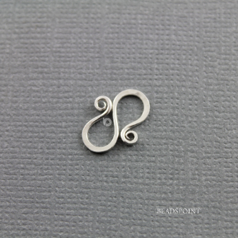 Sterling Silver S Hook Clasp, (SS/998/A) - Beadspoint