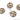 Pave Diamond Peace Charm, (DCH/CR15) - Beadspoint
