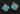 Aqua Blue Chalcedony Faceted Clover Bezel, (SSBZC8020) - Beadspoint