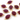 Dyed Ruby Faceted Connector, (BZCT/1001) - Beadspoint