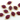 Dyed Ruby Faceted Connector, (BZCT/1001) - Beadspoint